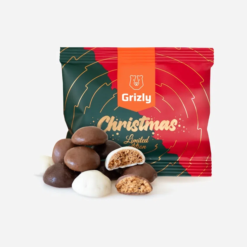 Trojfarebné sušienky v čokoláde