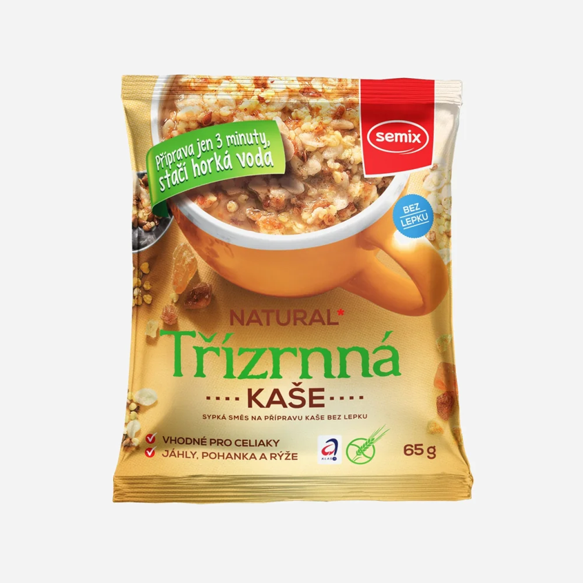 Trojzrnná kaša natural