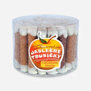 Trubičky jablčné s jogurtom dóza