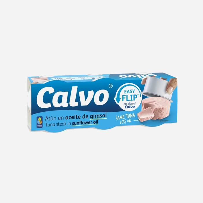 Tuňák ve slunečnicovém oleji 3x65 g easy flip