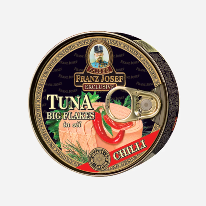 Tuniak kúsky v oleji s chilli