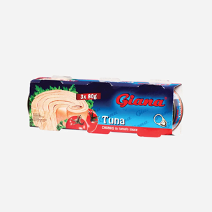 Tuniak kúsky v paradajkovej omáčke 3 x 80 g