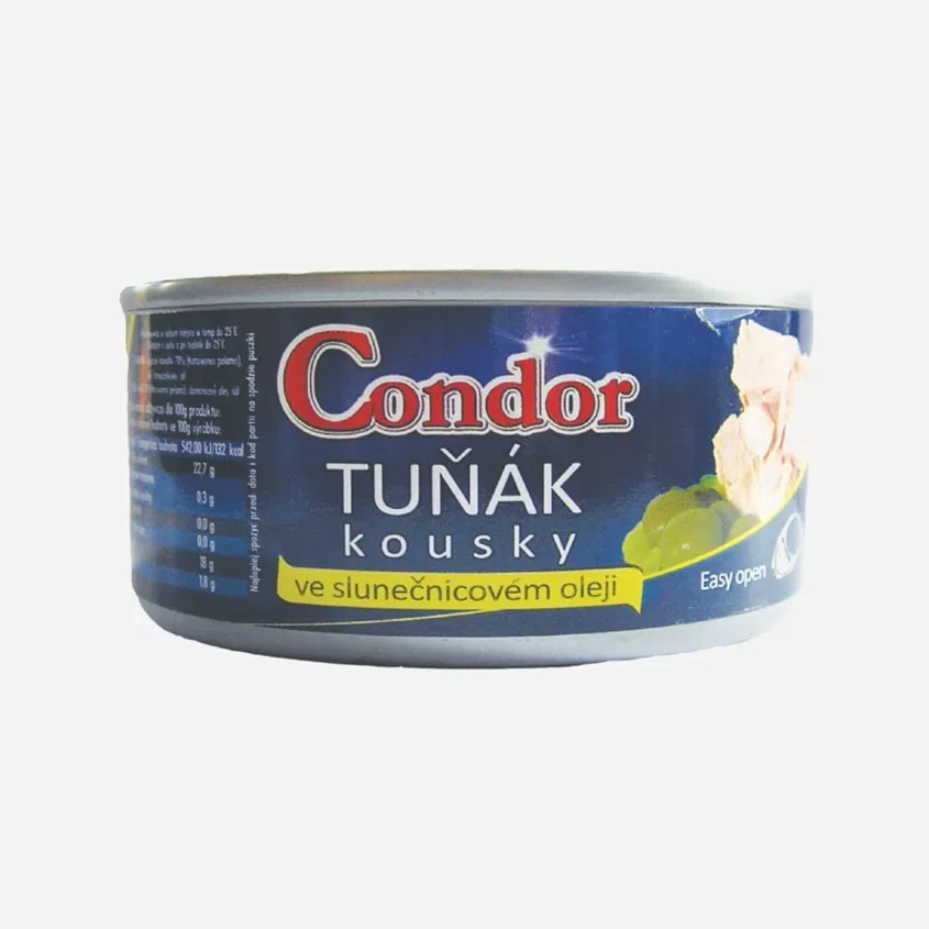 Tuniak kúsky v slnečnicovom oleji (plechovka)