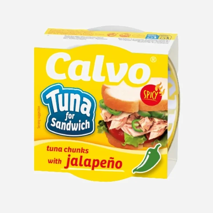 Tuniak s chilli papričkami Jalapeno v slnečnicovom oleji