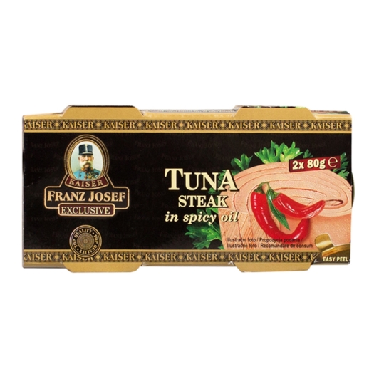 Tuniak steak v pikantnom oleji 2x80 g