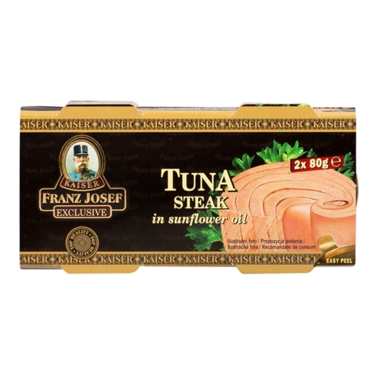 Tuniak steak v slnečnicovom oleji 2x