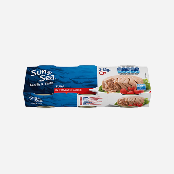 Tuniak v paradajkovej omáčke 3x80 g