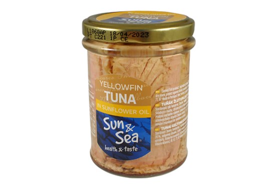 Tuniak v slnečnicovom oleji