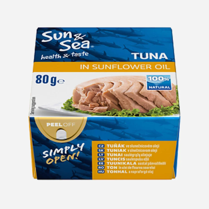 Tuniak v slnečnicovom oleji