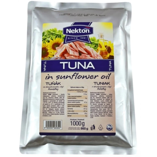 Tuniak v slnečnicovom oleji - kúsky