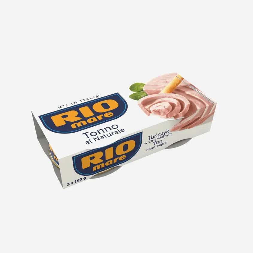 Tuniak vo vlastnej šťave 2x160 g