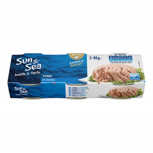 Tuniak vo vlastnej šťave 3x80 g