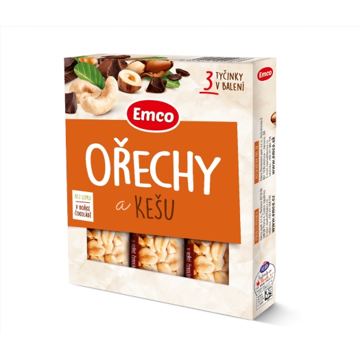 Tyčinka Orechy a kešu 3x 35 g