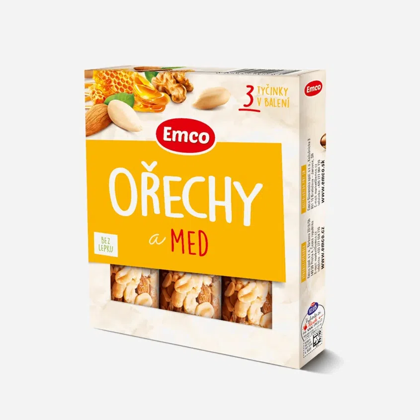 Tyčinka Orechy a med 3x 35 g