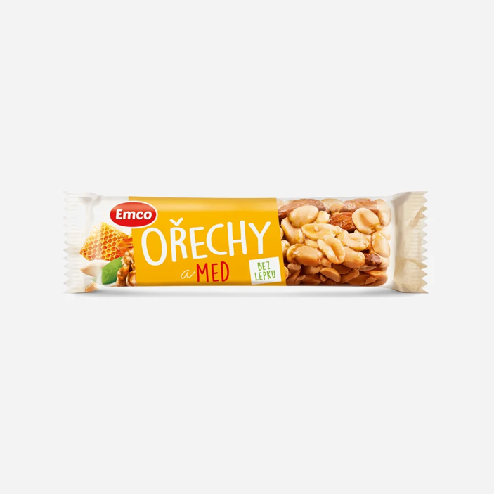 Tyčinka Orechy a med