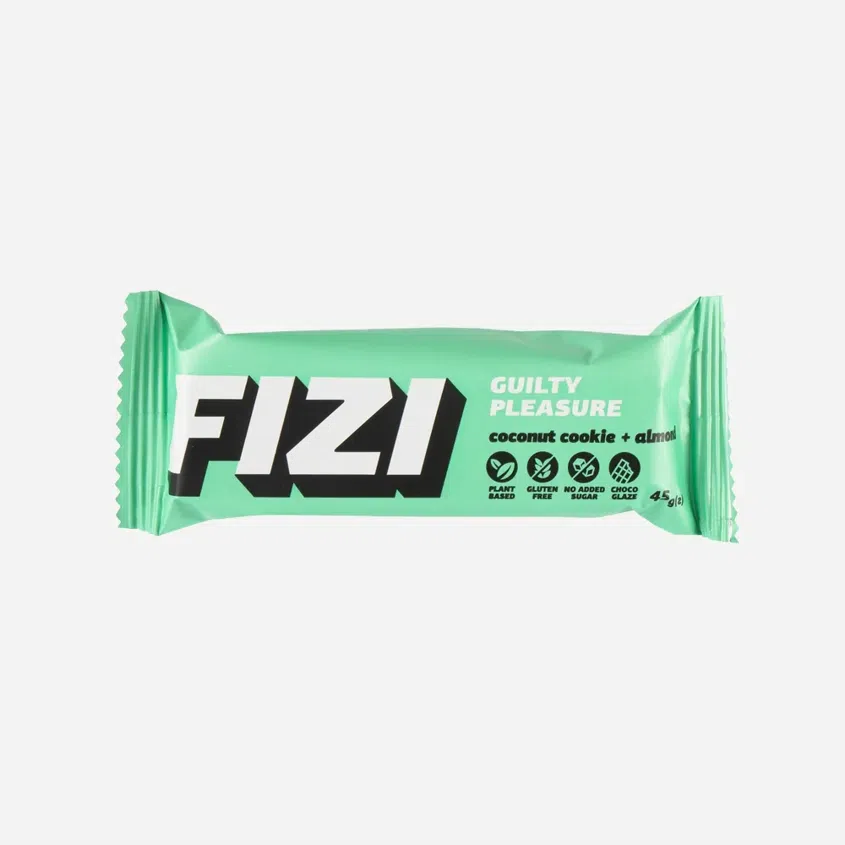 Tyčinka s čokoládovou polevou kokosová sušienka a mandle