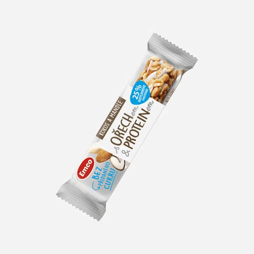 Tyčinka s orechom a proteínom - kokos