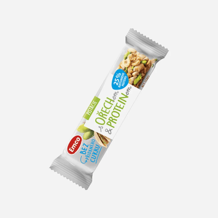 Tyčinka s orechom a proteínom - pistácie 35g 1606130