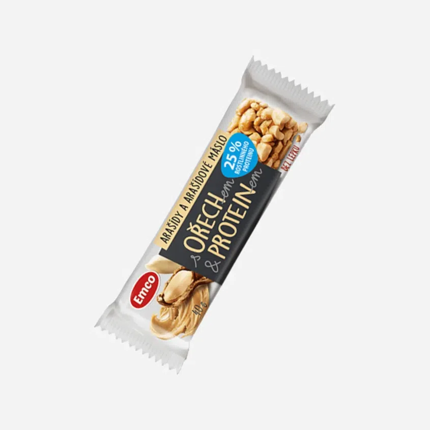 Tyčinka s orechom proteínom-ar.máslo