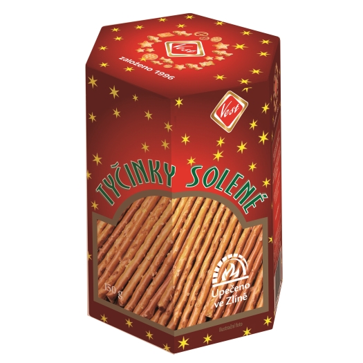 Tyčinky solené krabička