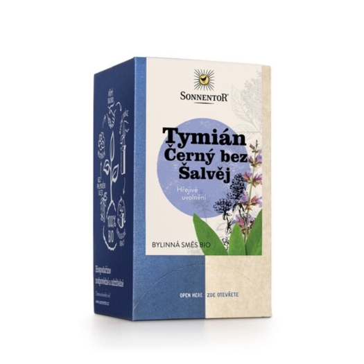 Tymián, čierna baza, šalvia BIO