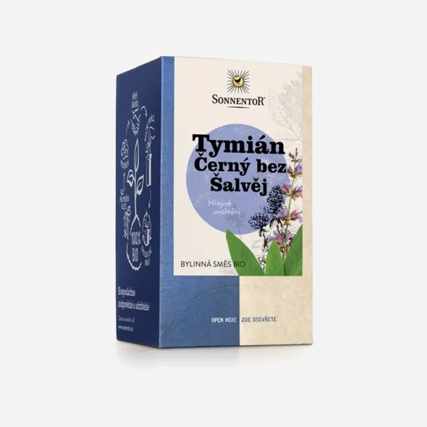 Tymián, čierna baza, šalvia BIO