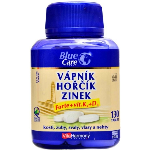 Vápnik, horčík forte, vit D3, K2 130 tab