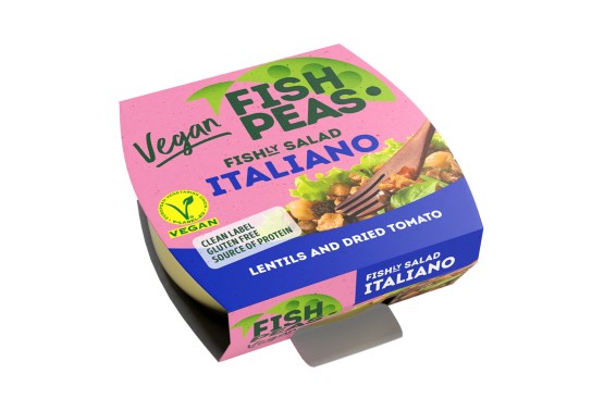 Vegánsky šalát s hrachovou bielkovinou Italiano