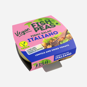 Vegánsky šalát s hrachovou bielkovinou Italiano