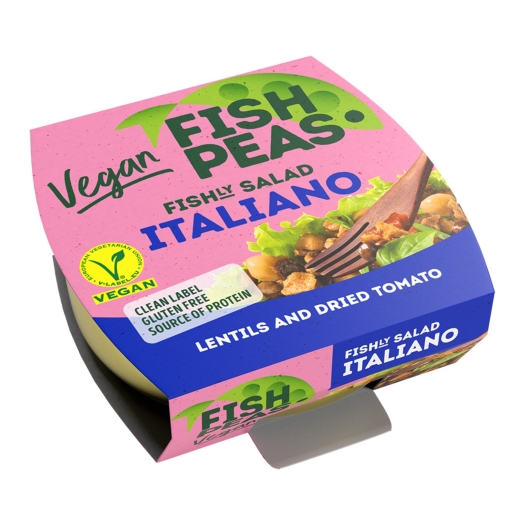 Vegánsky šalát s hrachovou bielkovinou Italiano