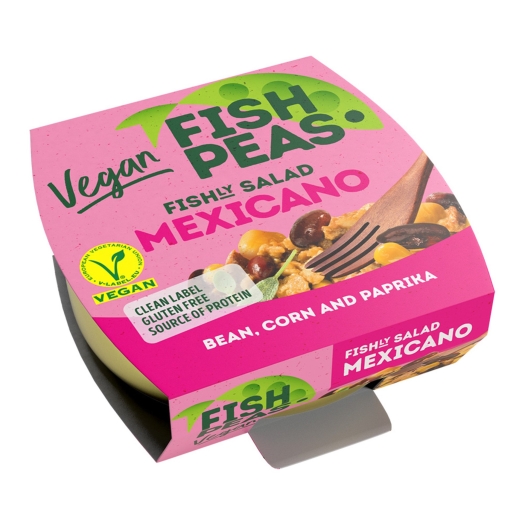 Vegánsky šalát s hrachovou bielkovinou Mexicano