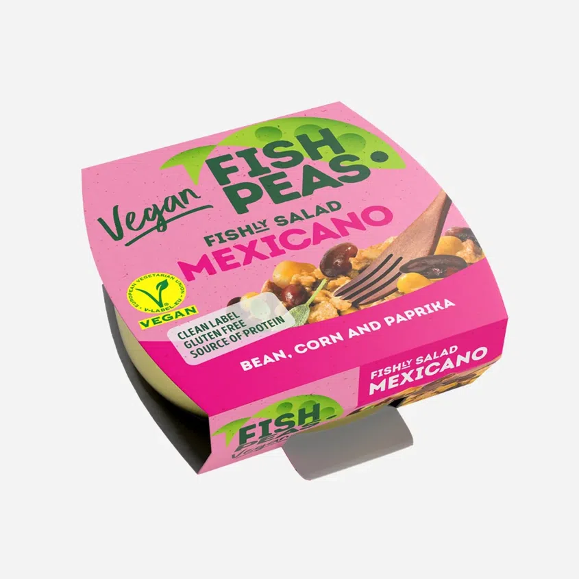 Vegánsky šalát s hrachovou bielkovinou Mexicano