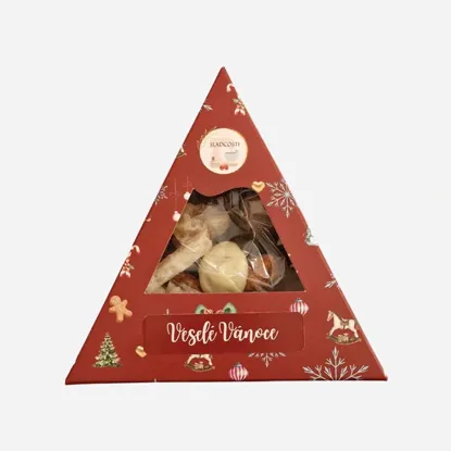 Veselé Vianoce mix trojuholník