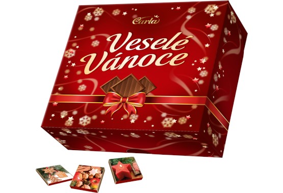 Veselé Vianoce neapolitánky mliečne