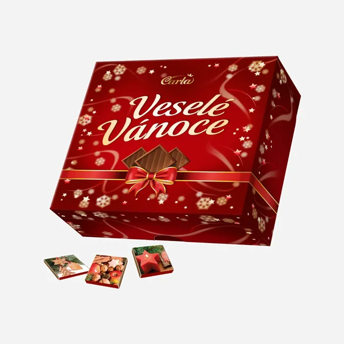 Veselé Vianoce neapolitánky mliečne