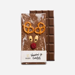 Vianočná čokoláda so sobom - mliečna