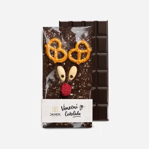 Vianočná čokoláda so sobom - tmavá