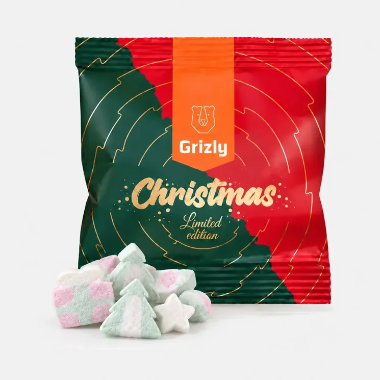 Vianočný marshmallow mix