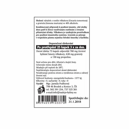 Vilkakora a graviola