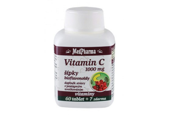 Vitamín C 1000 mg so šípkami 67 tab
