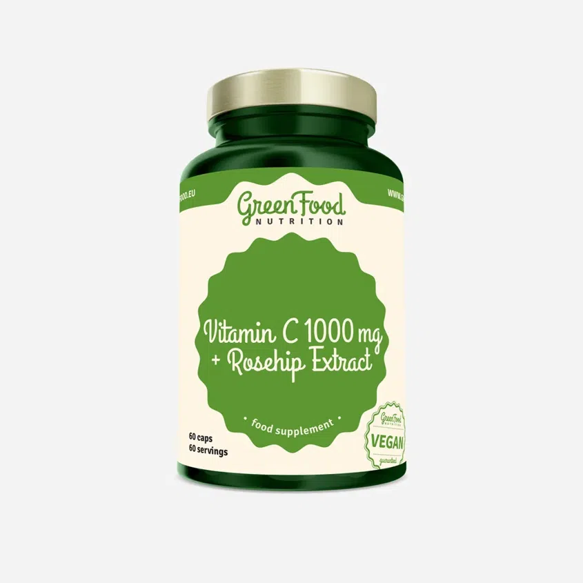 Vitamin C 1000mg+Rosehip Extract 60cps