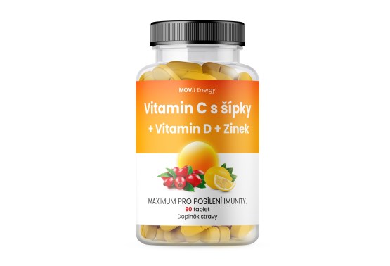Vitamín C so šípkami, vitamín D a zinok
