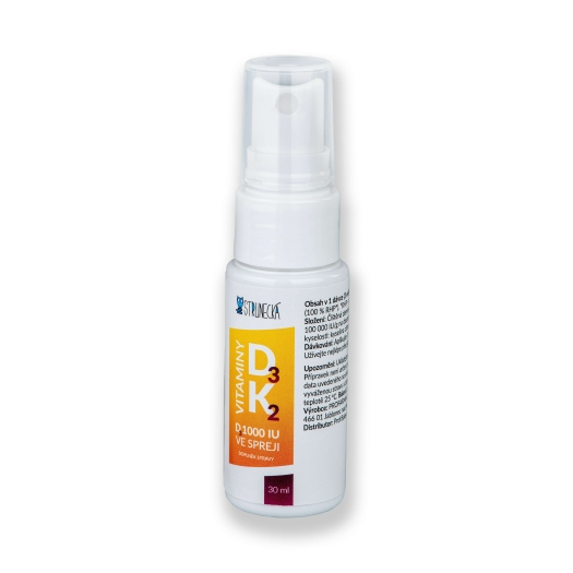Vitamín D3 1000 IU + K2 v spreji