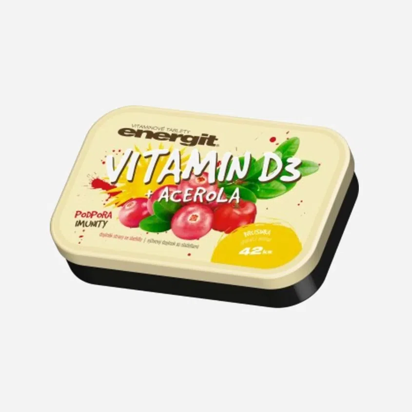 Vitamín D3 + acerola 42 tabliet