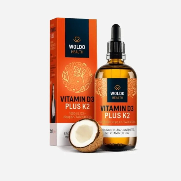 Vitamín D3 + K2 Kvapky (1000 IU)