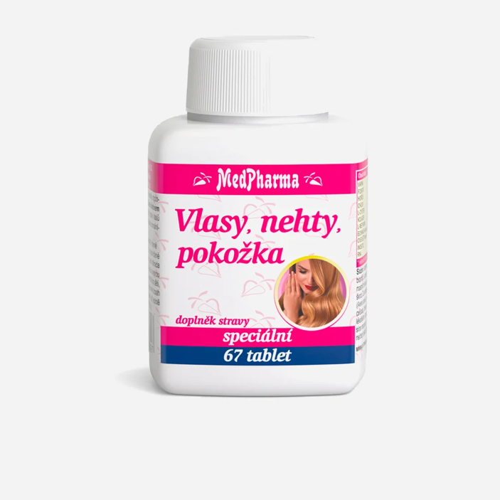 Vlasy, nechty a pokožka