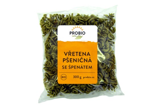 Vretená pšeničné so špenátom BIO