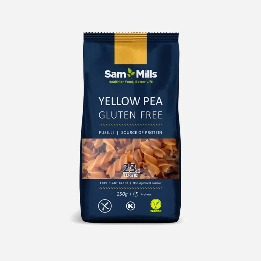 Vretená zo žltého hrachu (23% proteínu)