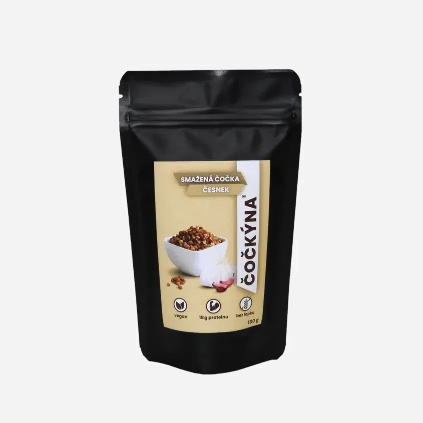 Vyprážaná šošovka cesnak