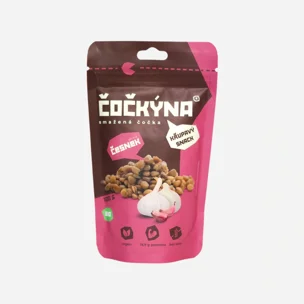 Vyprážaná šošovka cesnak